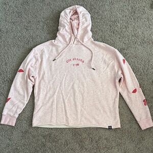 Women's  Pink Hooded Hoodie Size XS